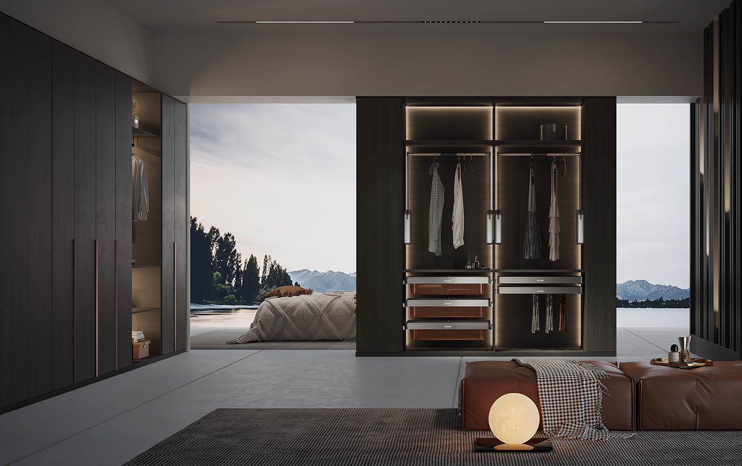 Kitchen Matt Grey Series Tall Units