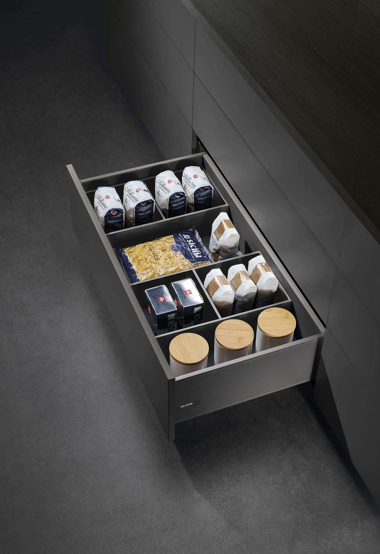 Kitchen Matt Grey Tall Unit
