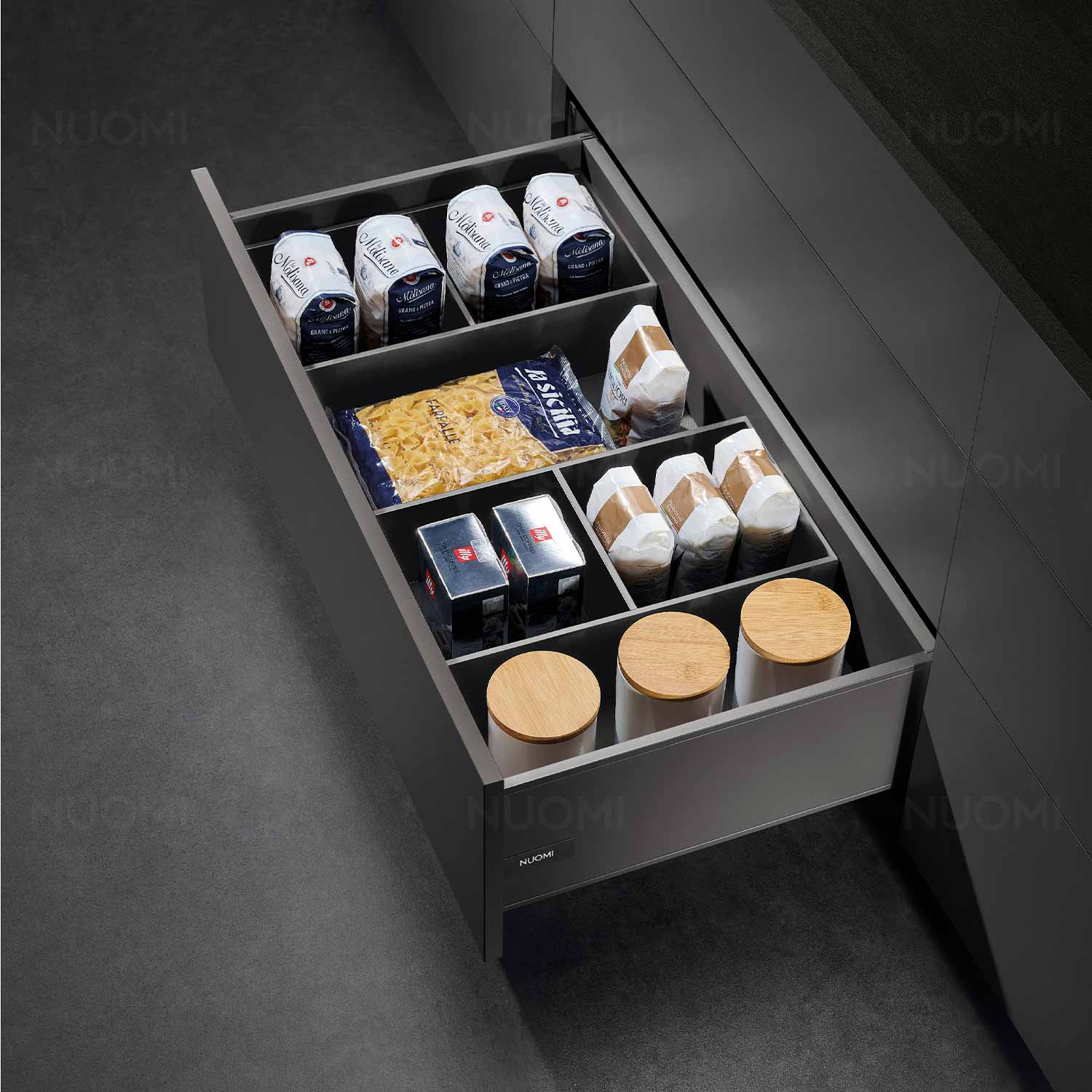 Kitchen Matt Grey Tall Unit