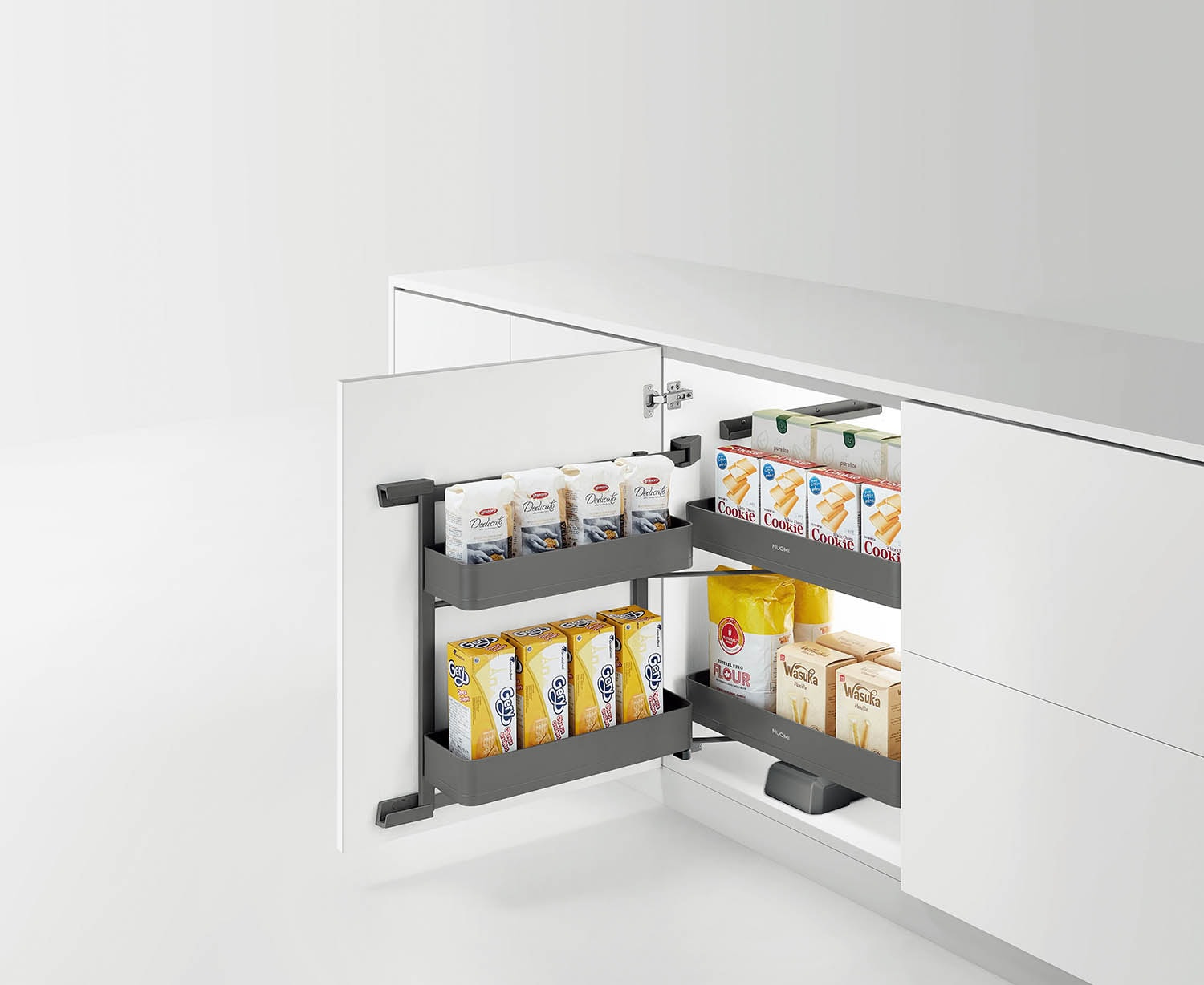 Kitchen Matt Grey Tall Unit